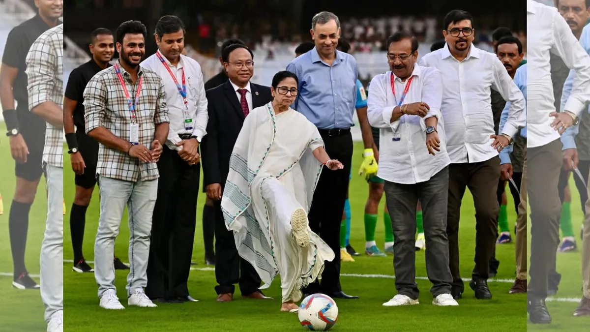 Mamata gets 'footballer', but can she win TMC 'khela'? Maharashtra has a red-card warning
