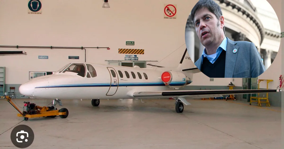 Kicillof gasta más de tres millones de dólares para modernizar un avión ejecutivo de la Provincia en las puertas de la campaña