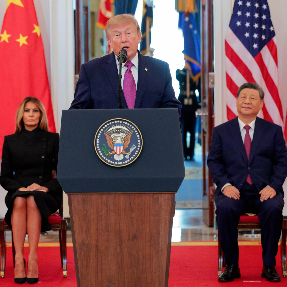 Washington - Trump empfängt Chinas Staats- und Parteichef Xi im Weißen Haus
