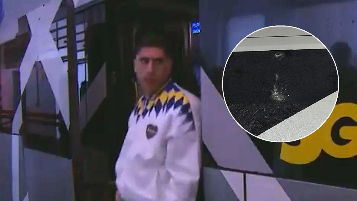 Video: el micro de Boca fue apedreado por hinchas de San Pablo antes de la revancha por la Copa Sudamericana