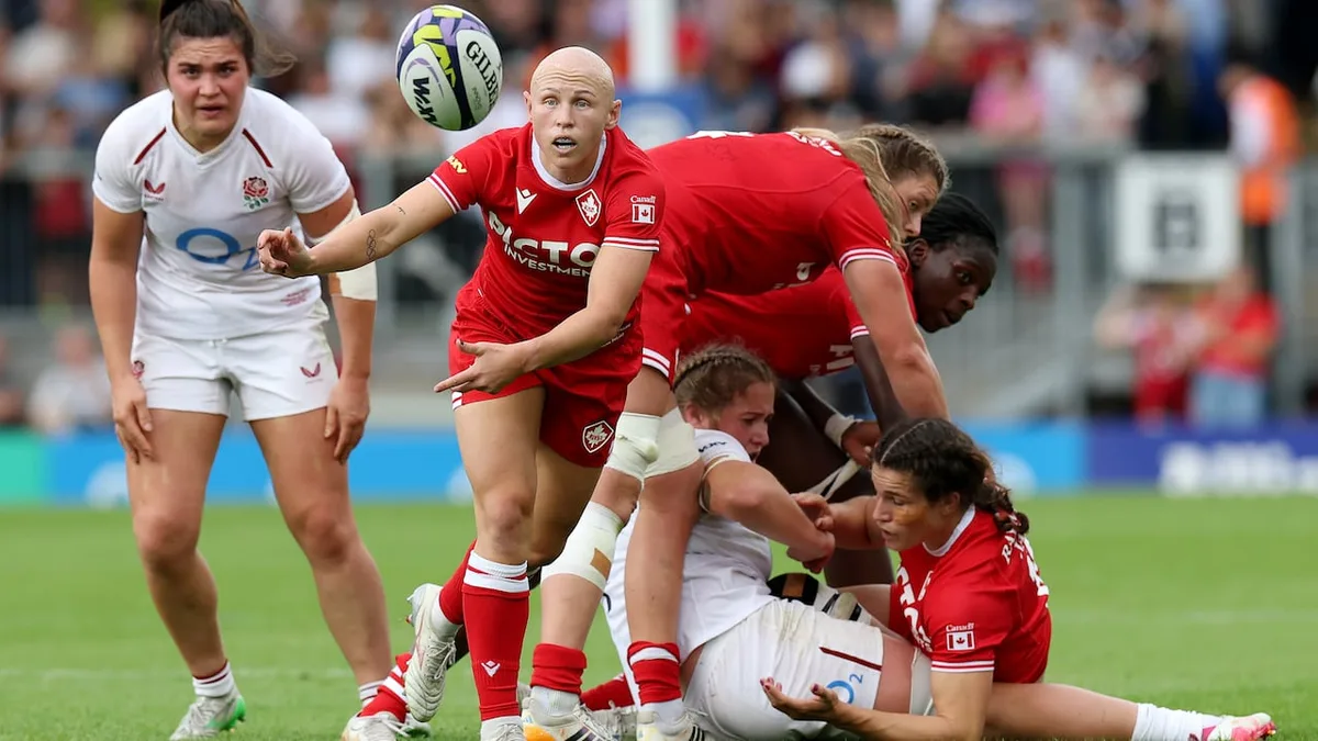 Canada halts England's record 39-match win streak in a gripping 26-26 rugby draw