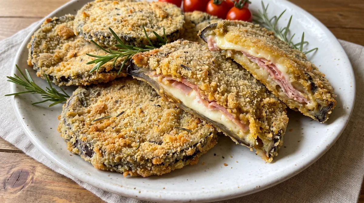 Fieletes de berenjena rellenos de jamón y queso: una preparación sencilla con la que puedes conquistar a toda la familia