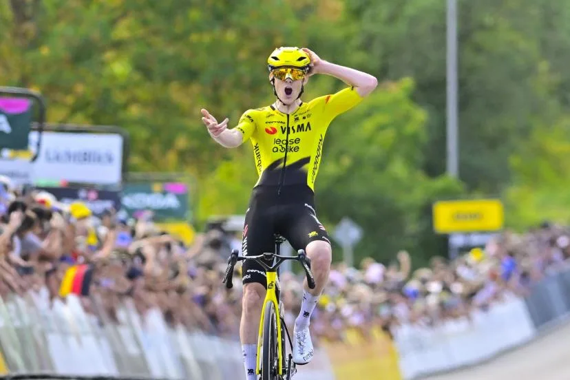 Louis Barré remporte la 1re étape du Tour d'Allemagne et prend le maillot de leader à Isaac Del Toro