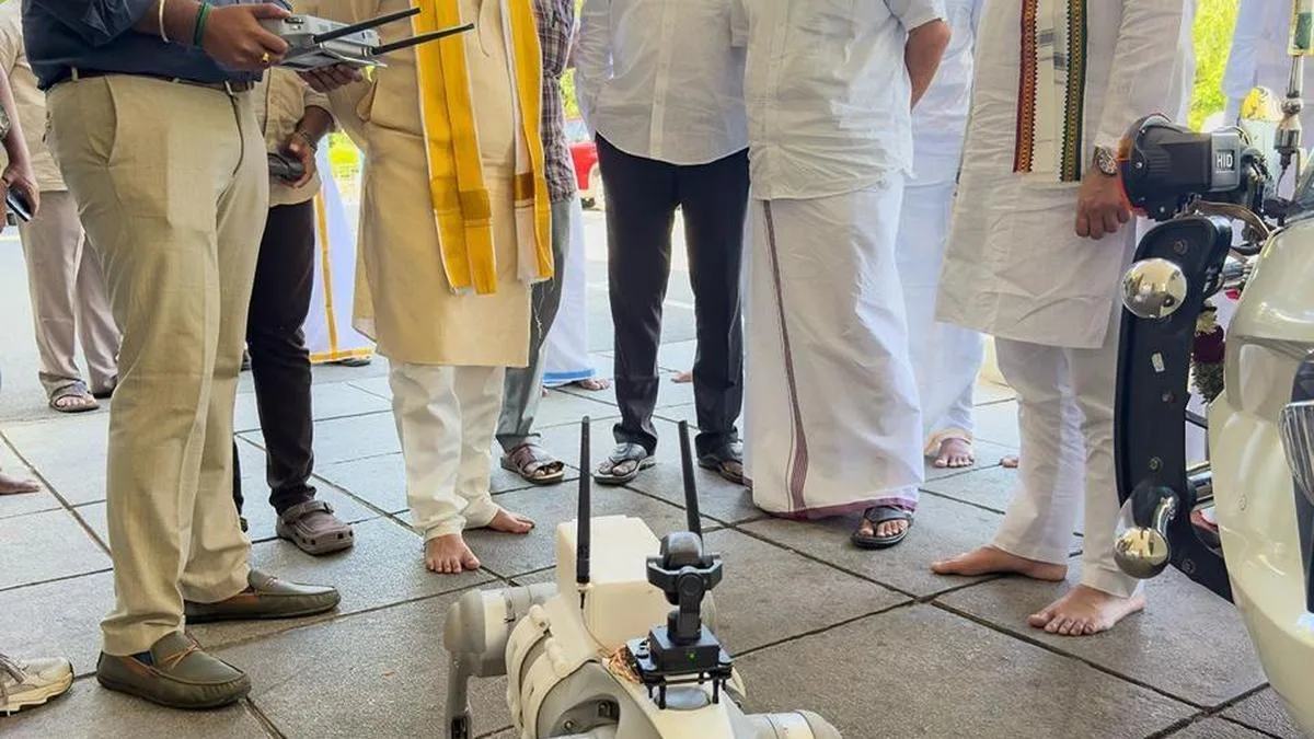 TTD tests AI-powered robotic dog for wildlife monitoring, devotees safety