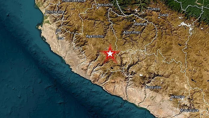 Sismo de magnitude 7,2 sacode região andina de Ayacucho, no sul do Peru