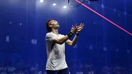 Le Français Victor Crouin, champion d'Europe de squash, pour la quatrième fois d'affilée