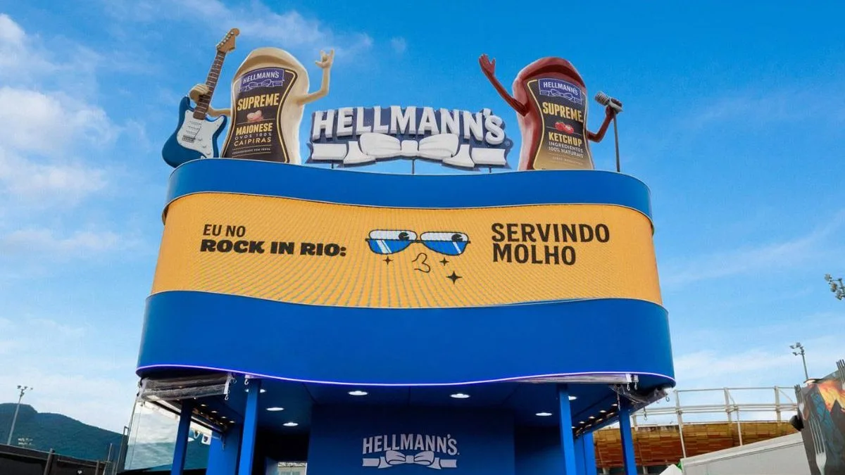 Hellmann’s entra para o livro dos recordes da forma mais inusitada durante Rock in Rio