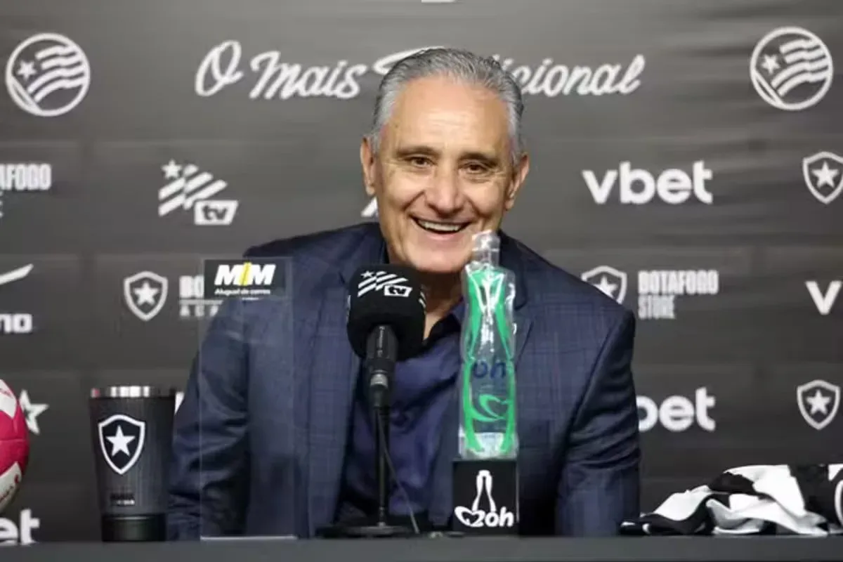 Tite é apresentado pelo Botafogo, traça primeira meta e promete futebol com “A cara do Botafogo”