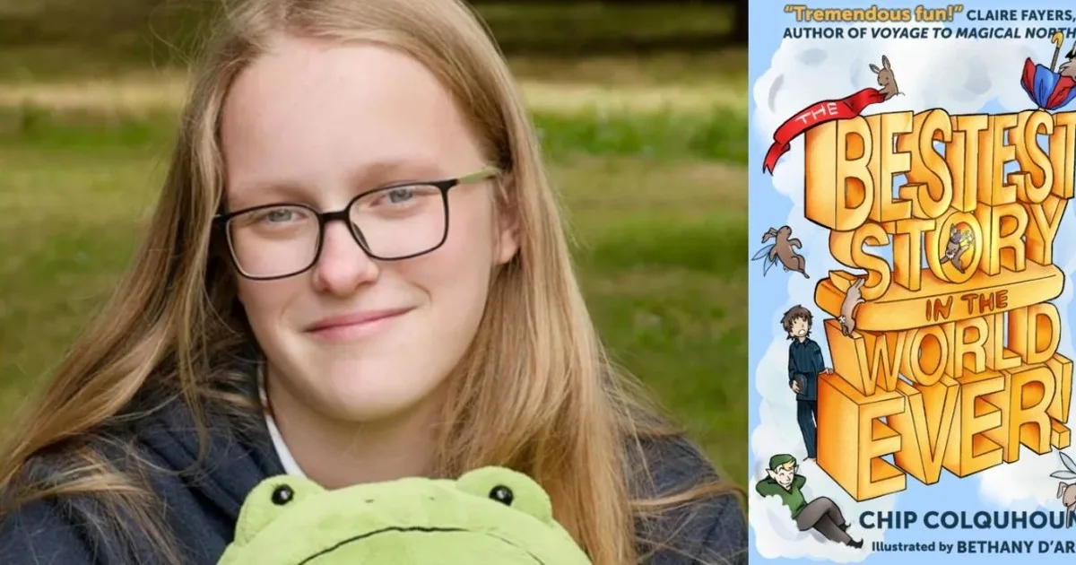 Tiene mutismo selectivo y a los 15 años utiliza la ilustración de libros como forma de expresión: "Ayuda a la concentración"
