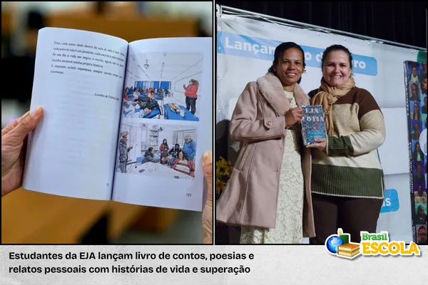 Alunos da EJA lançam livro de poesias e histórias de vida