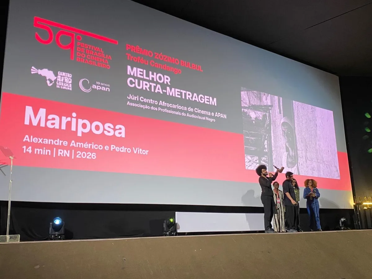 Curta potiguar 'Mariposa' é premiado no Festival de Brasília do Cinema Brasileiro