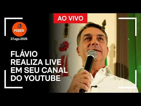 Ao vivo: Flávio realiza live em seu canal do YouTube