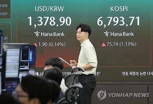 미 긴축 기조에…원/달러 환율 3주만에 1,380원대로(종합)