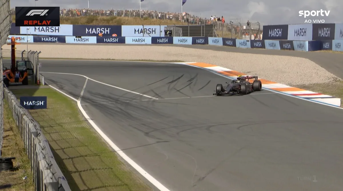 Bortoleto celebra 9º no grid do GP da Holanda e explica tapas no capacete