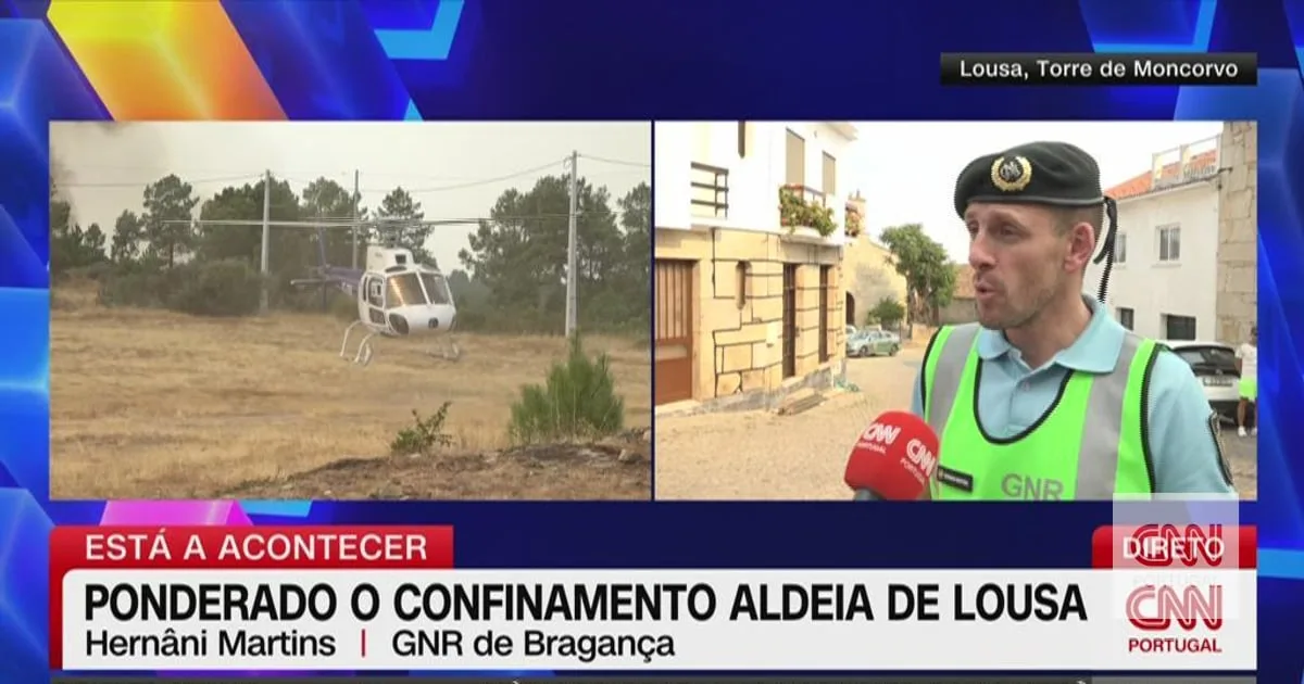 Autoridades ponderam confinamento de aldeia em Torre de Moncorvo para "garantir salvaguarda das pessoas"