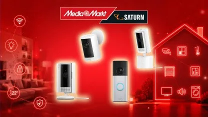 Anzeige: Kameras und smarte Türklingeln von Ring bei Media Markt zum Angebotspreis