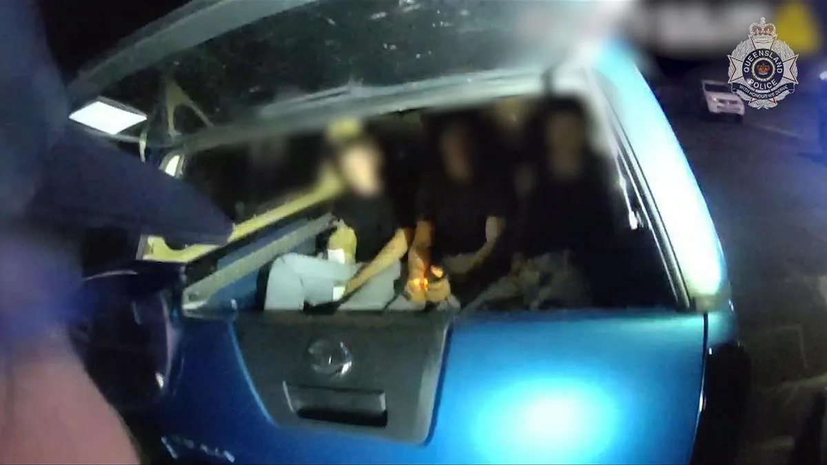 P-plater allegedly over limit with eight people in ute on Macca’s run in Helensvale