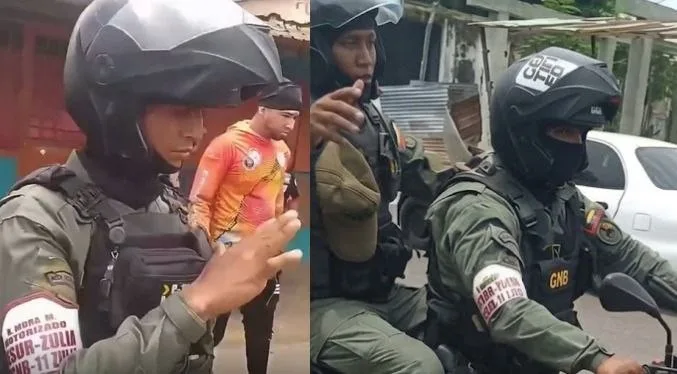 “¡Estáis grabados, ratas!”: Así ahuyentaron a efectivos de la GNB en una comunidad del Zulia (VIDEO)