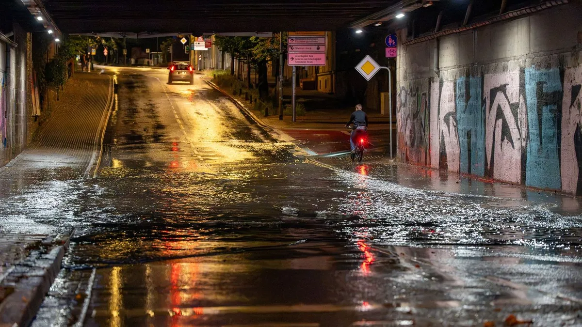 Unwetterschäden: Unwetter in Thüringen: Schäden, Sperrungen und ein Toter