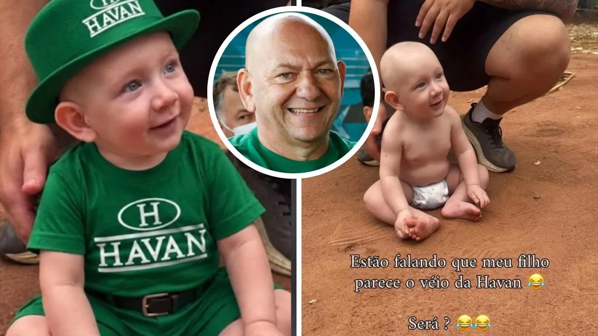 ‘Mini Véio da Havan’: Luciano Hang reage ao descobrir ‘sósia’ após bebê viralizar por semelhança: ‘Só que ele é mais bonito que o Véio’