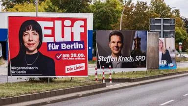 Wahl in Berlin: Linke liegt knapp vor CDU