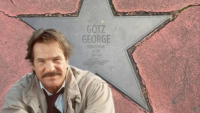 10 Jahre nach seinem Tod - Auf Götz Georges Stern steht falsches Sterbejahr