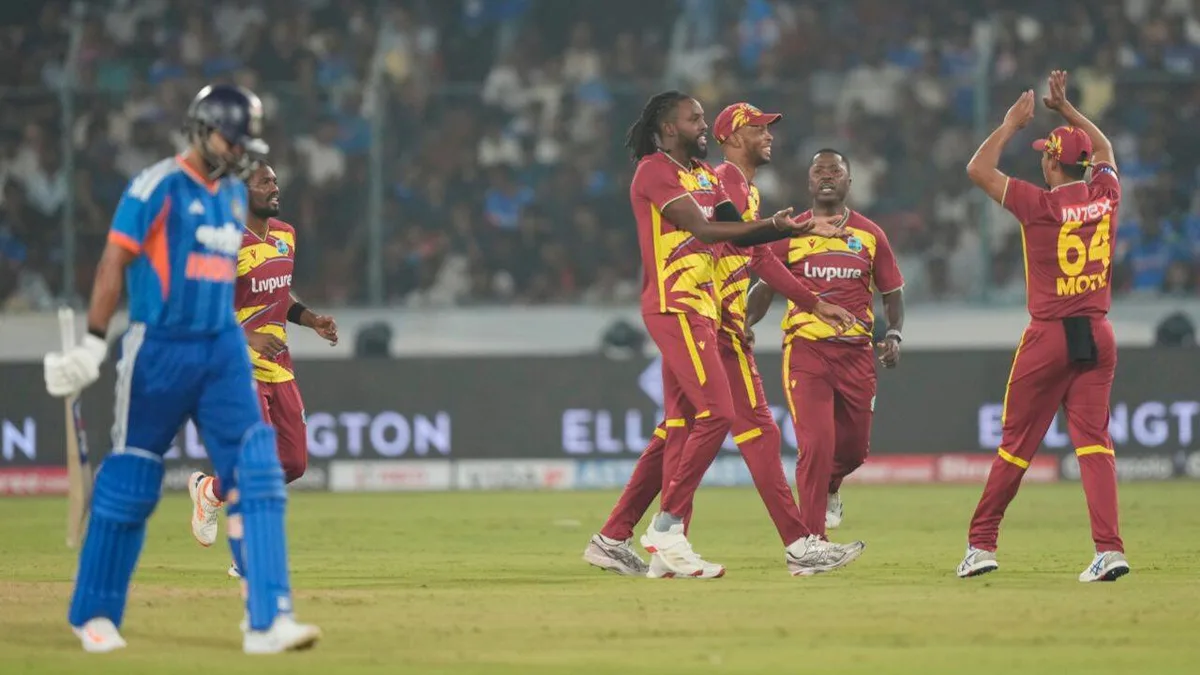 Hope's ton, Paul's five-for sink India; West Indies level series in Hyderabad