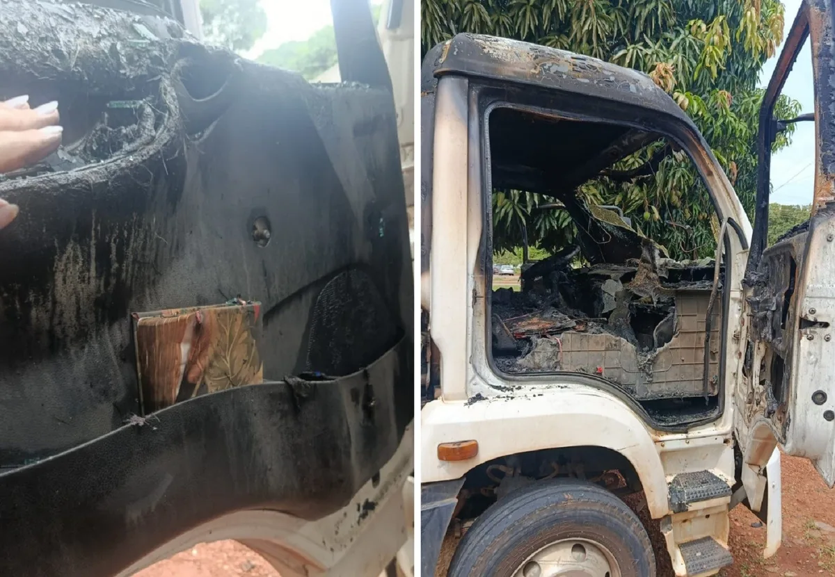 Caminhoneira leva na bolsa Bíblia que ficou intacta após incêndio destruir caminhão: 'Deus está comigo'