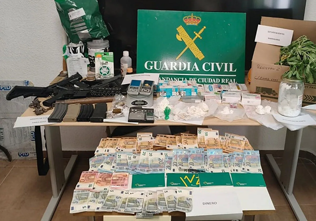 Cinco detenidos en una operación contra el tráfico de drogas en tres pueblos de Ciudad Real