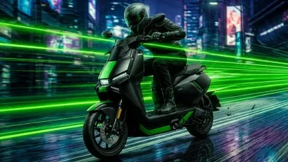 Gaming auf zwei Rädern: Niu verkauft Elektroroller im Razer-Design