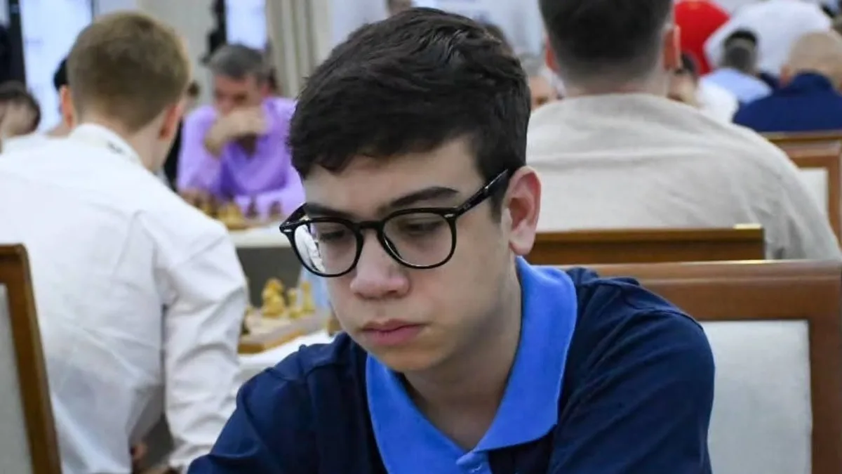 Brillante actuación de Faustino Oro: ganó su partida y le dio el triunfo a Argentina sobre Filipinas en las Olimpiadas de ajedrez