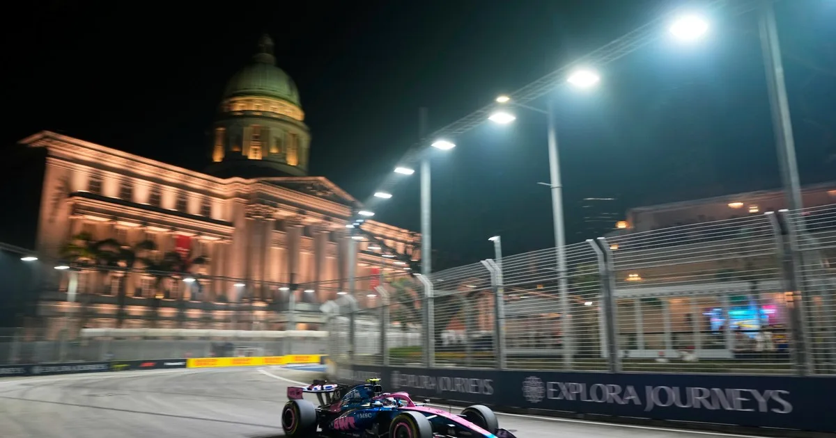 Franco Colapinto mejoró en el GP de Singapur, quedó a un paso de la Q3 en la Sprint Qualy y se ilusiona: “No estamos lejos”