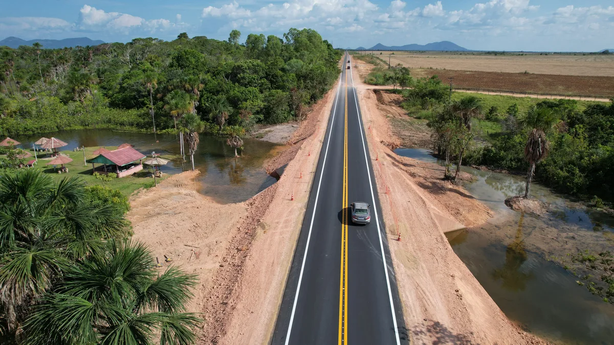 Nova galeria libera tráfego nos dois sentidos na BR-432, em Cantá