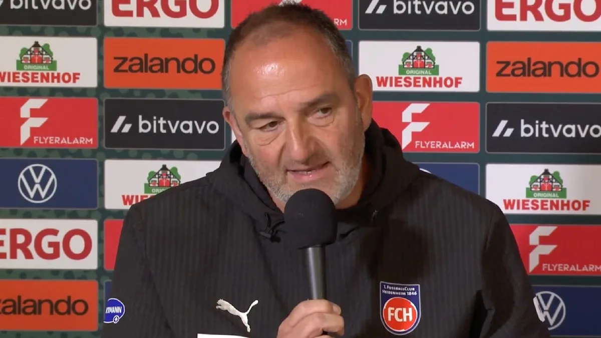 Heidenheim-Trainer nach 2:5-Blamage - „Verstehe jeden, der uns nicht mehr unterstützen will“