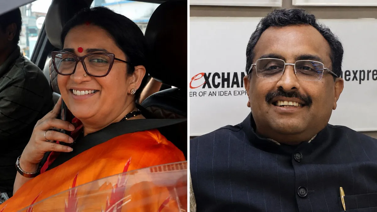 10 points: In BJP rejig, Smriti Irani, Ram Madhav back, Amit Malviya out