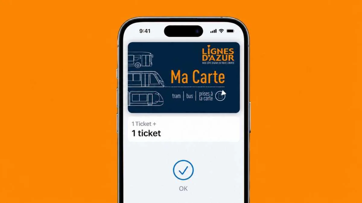 Révolution pour le bus et le tram à Nice : la carte Lignes d’Azur arrive sur iPhone dans quelques jours