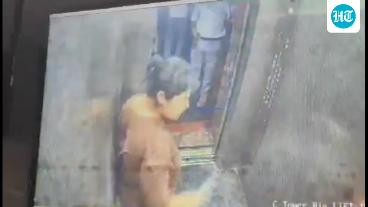 Fight breaks out over dog in Ghaziabad high-rise elevator, video goes viral
