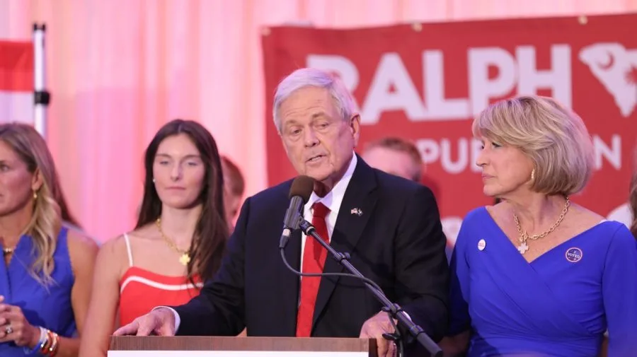 Norman supporters boo Trump during concession speech