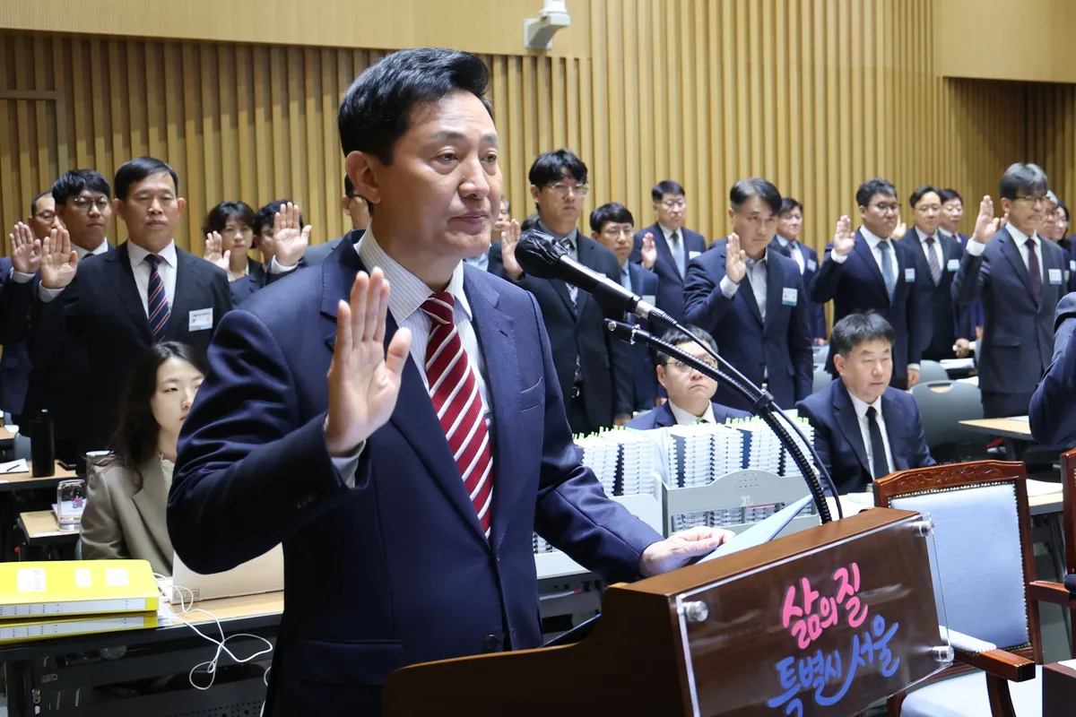 오세훈 “신통기획 1만5000호 착공… 규제 풀어 주택 공급 속도”