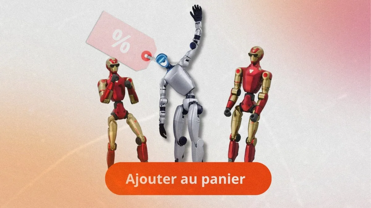 Trois robots humanoïdes sont en promotion sur ce site : oui, ils sont livrables en France