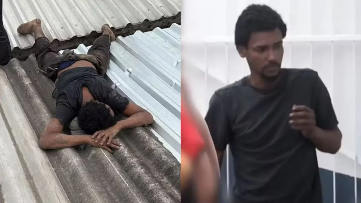 Homem tenta furtar loja, foge pelo telhado, mas acaba preso em Cariacica