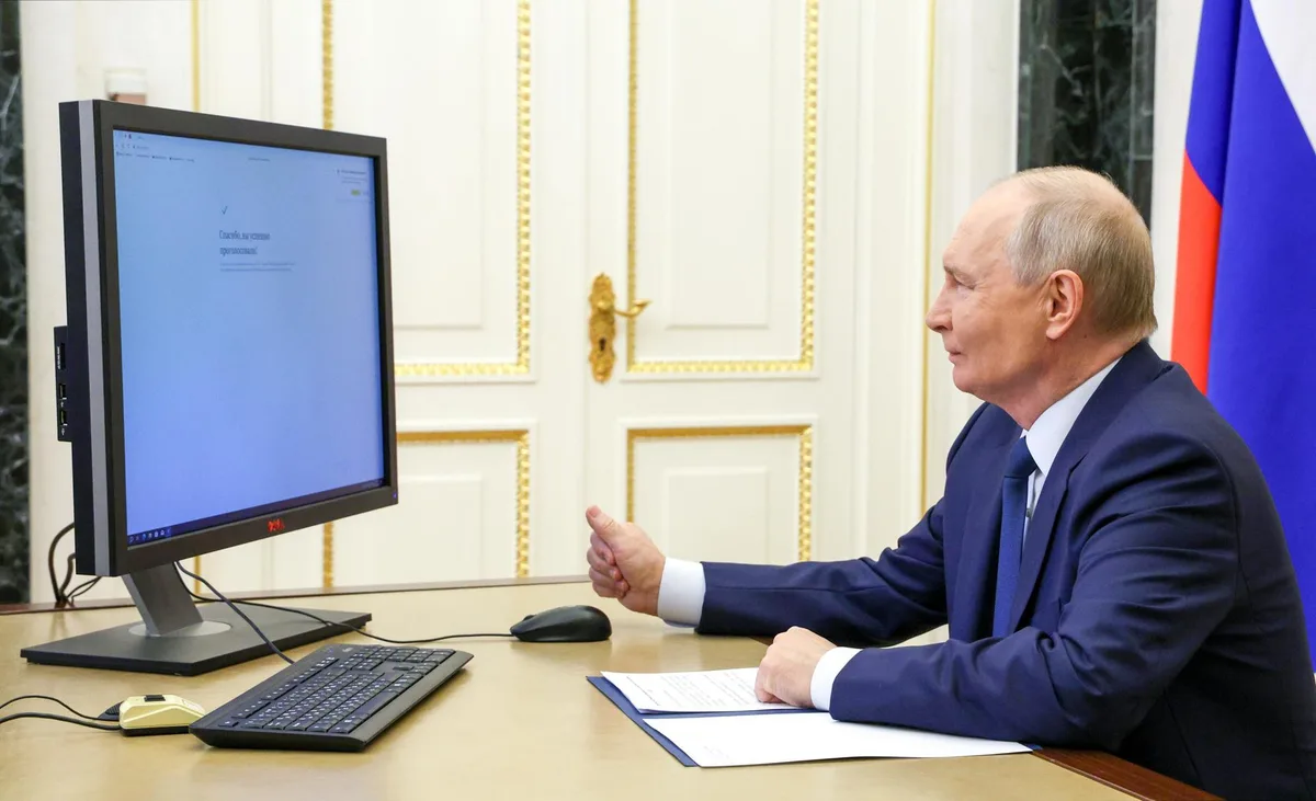 Nuevamente Putin opta por el ‘voto online’ en las elecciones legislativas rusas