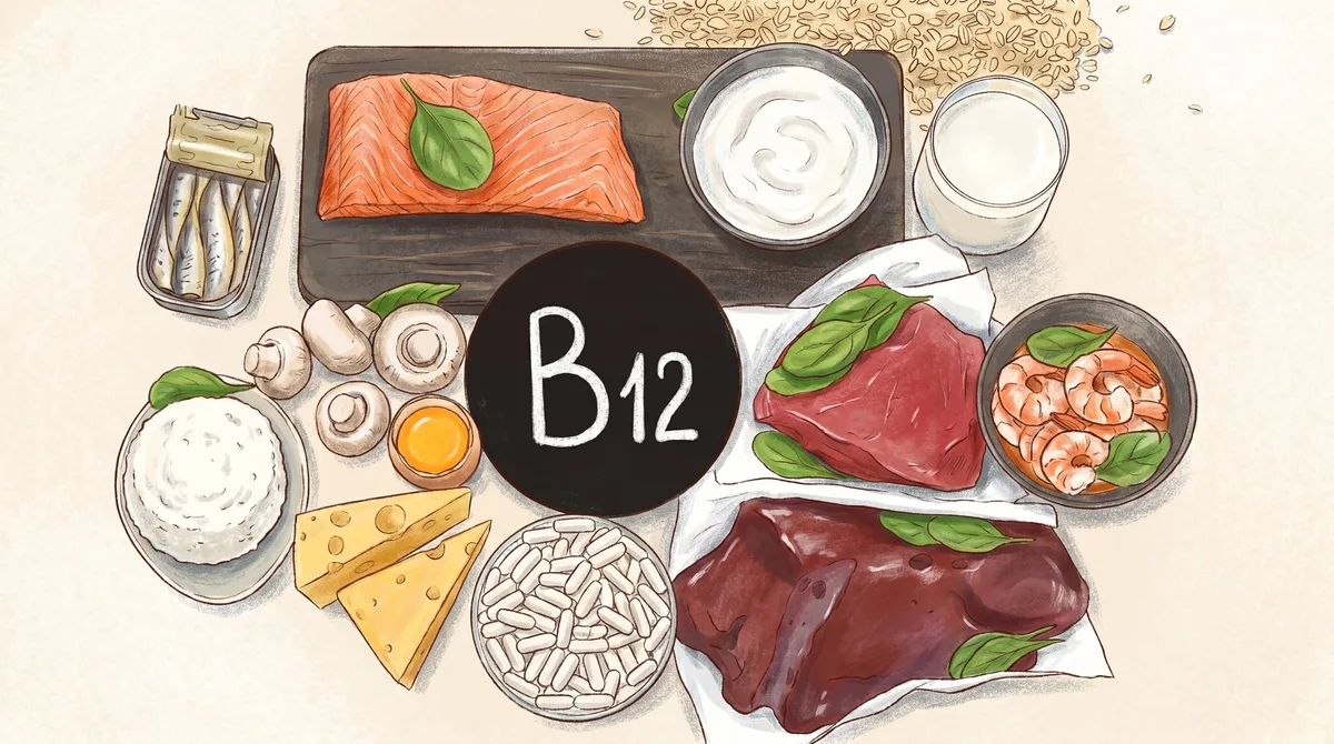Por qué el cuerpo absorbe menos vitamina B12 después de los 50 años y cuáles son los alimentos que ayudan a incorporarla