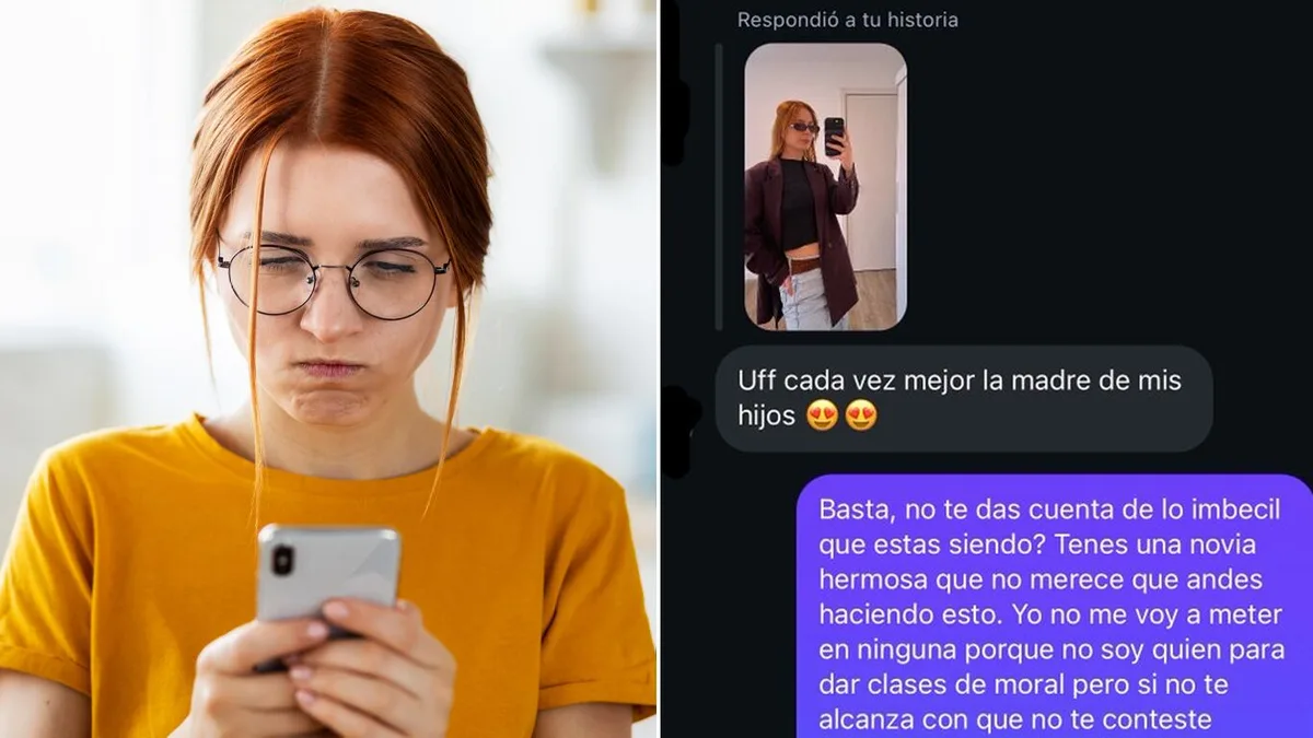 Un chico que está en pareja le contestó una historia y ella lo fulminó con una tajante respuesta: “No se merece que hagas esto”