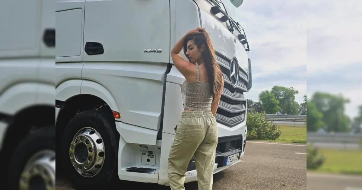 Ainoa Blasco, camionera desde hace tres años: “El factor psicológico es clave en este sector y no se le da importancia”