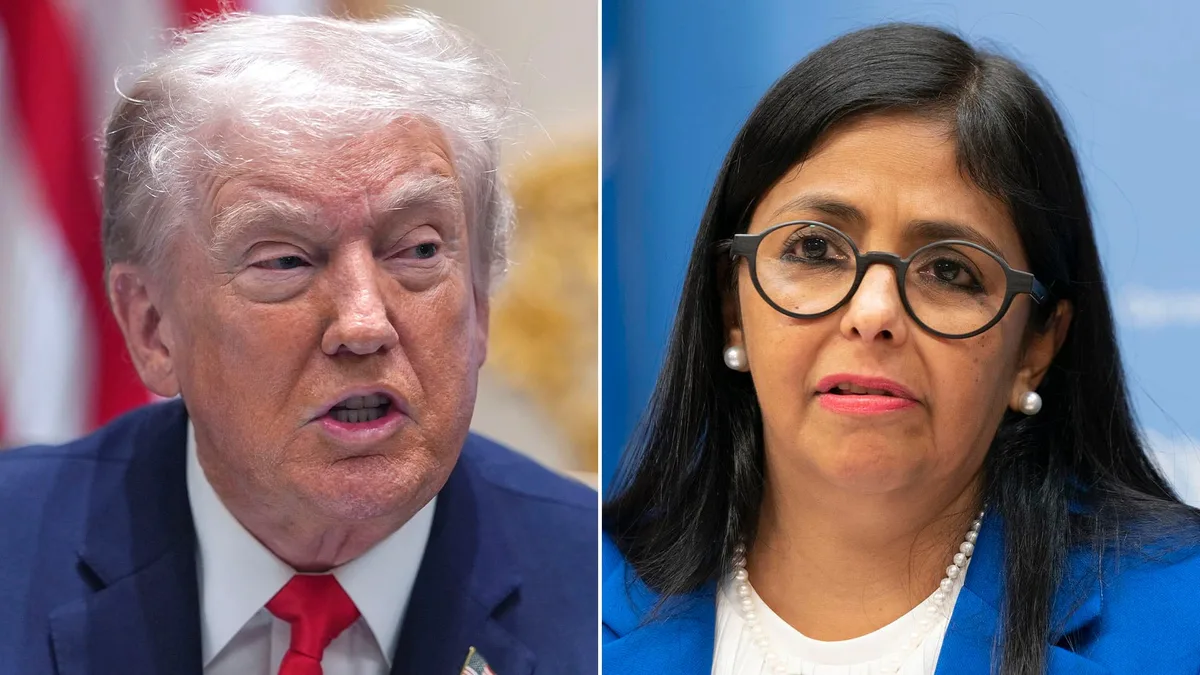 Donald Trump se reunió con Delcy Rodríguez en Nueva York por primera vez desde la captura de Nicolás Maduro