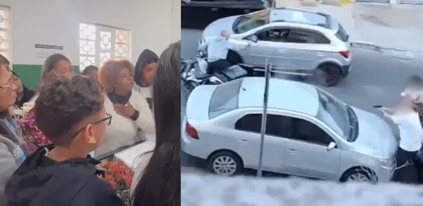 Em velório, mãe de morto em roubo a delegado diz: 'Não caiam nesse mundo'