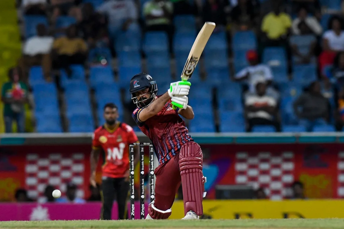 Shadab leads Falcons past Patriots to fourth place on the table