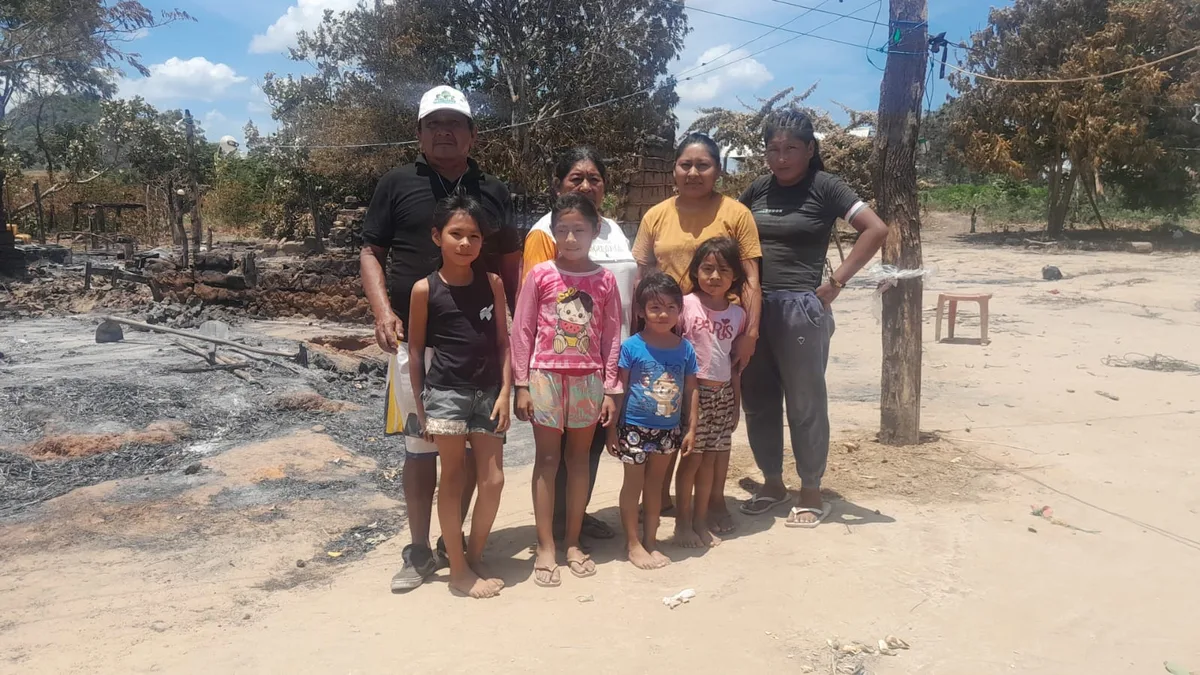 Incêndio destrói casa no Bonfim e família precisa de doações após perder tudo
