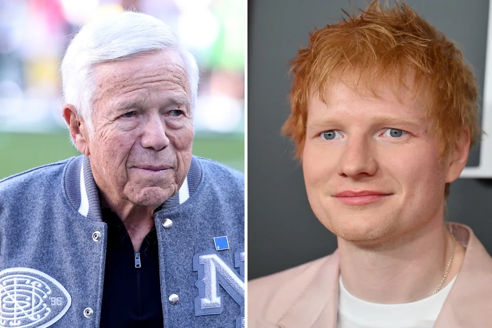 Robert Kraft Says Ed Sheeran Is Donating $2 Million to ‘Fight This Humanitarian Crisis’ in Gaza, and Kraft Is Matching Him: ‘All Lives Are Worth Protecting’